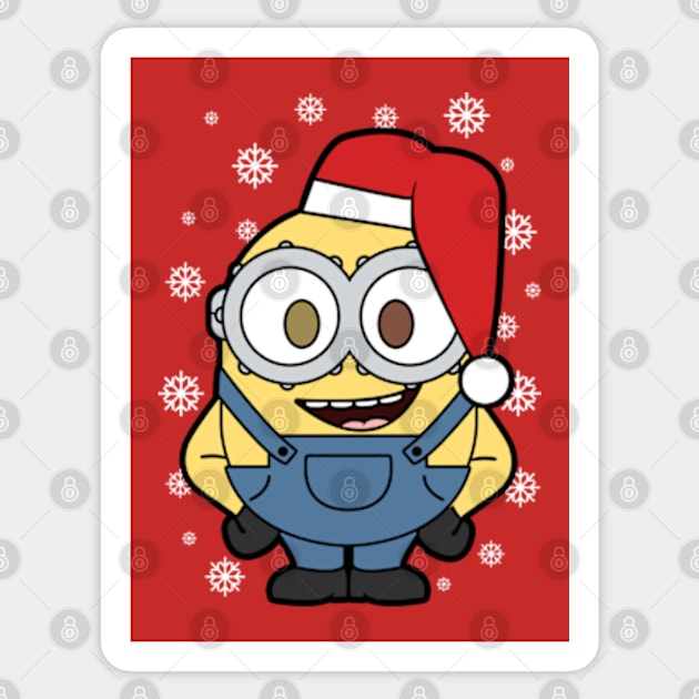 Minions Bob Christmas Sticker by mighty corps studio